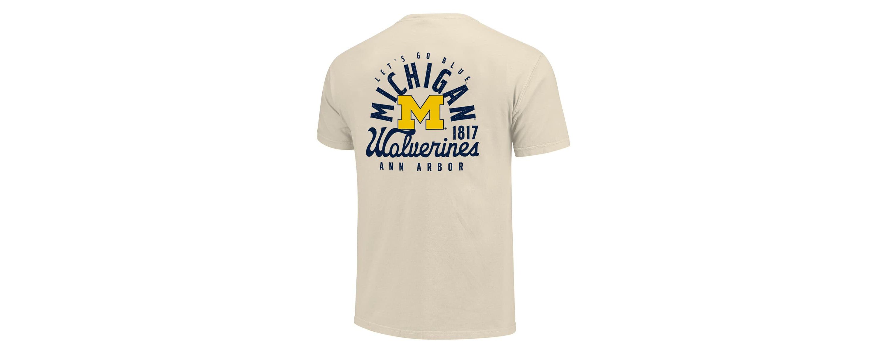 NCAA Michigan Wolverines Mascot Overlay T-Shirt