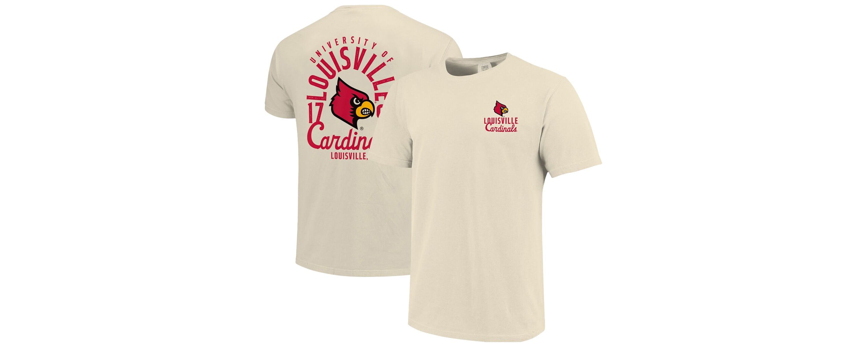 NCAA Louisville Cardinals Mascot Overlay T-Shirt