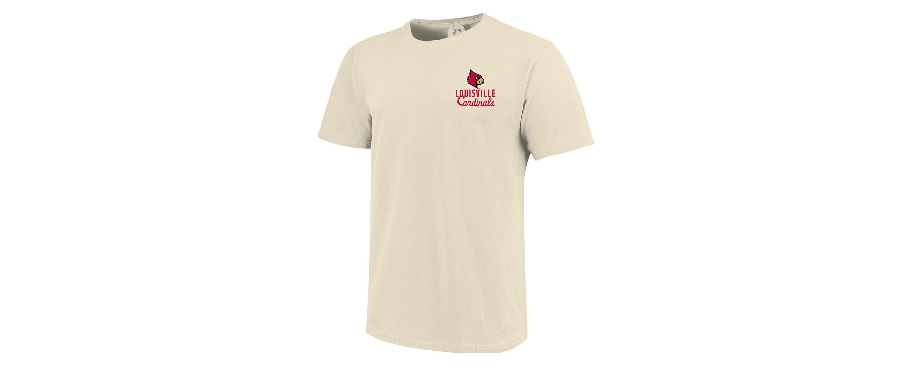NCAA Louisville Cardinals Mascot Overlay T-Shirt