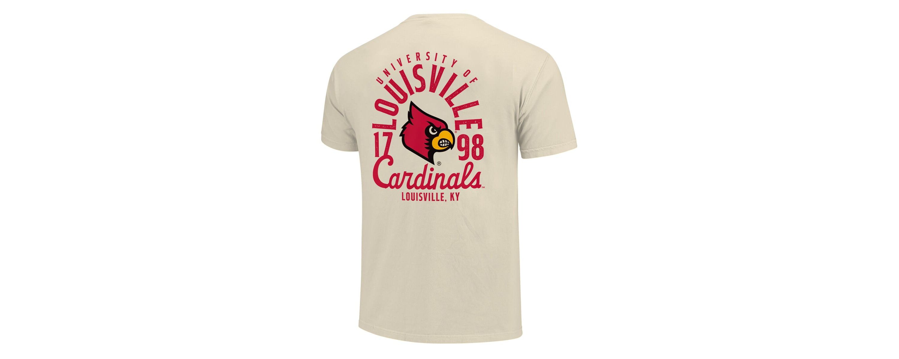 NCAA Louisville Cardinals Mascot Overlay T-Shirt