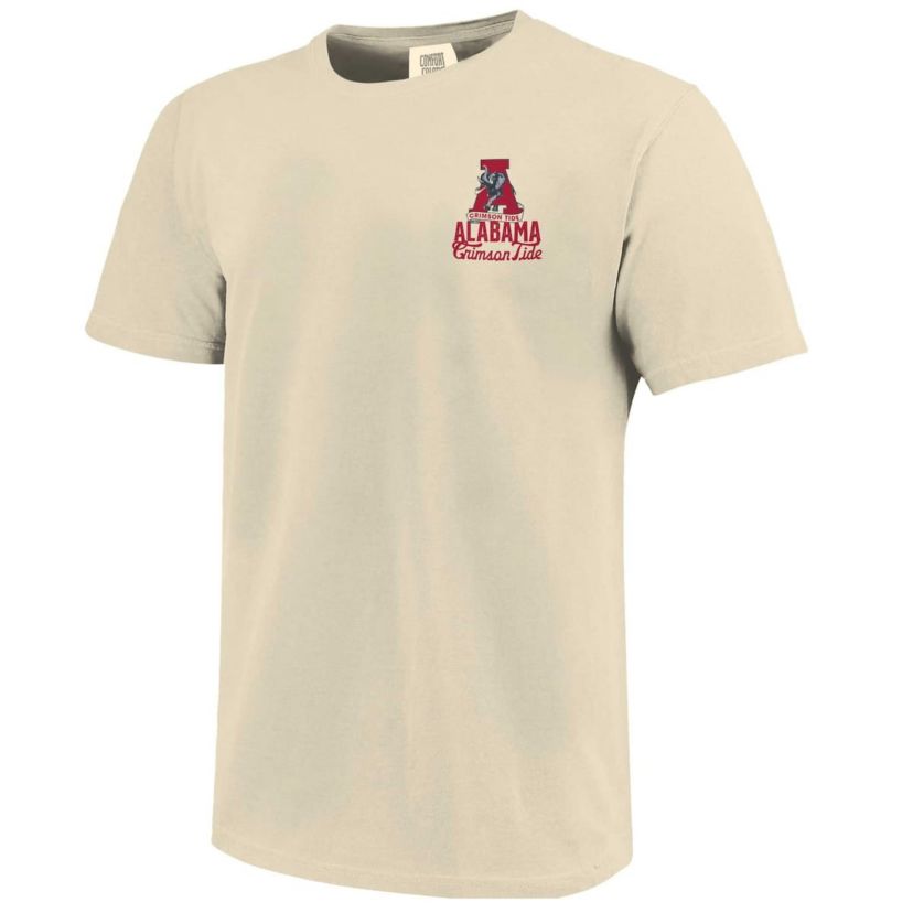 Alabama Crimson Tide NCAA Alabama Tide Mascot Overlay T-Shirt