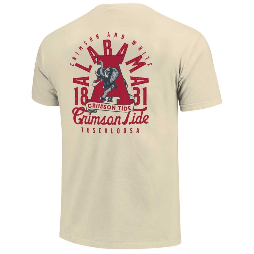 Alabama Crimson Tide NCAA Alabama Tide Mascot Overlay T-Shirt