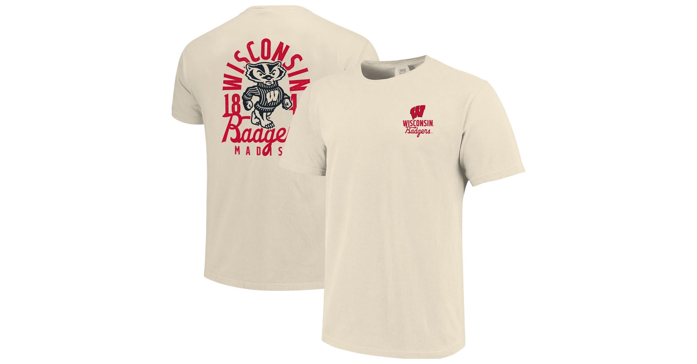 NCAA Wisconsin Badgers Mascot Overlay T-Shirt