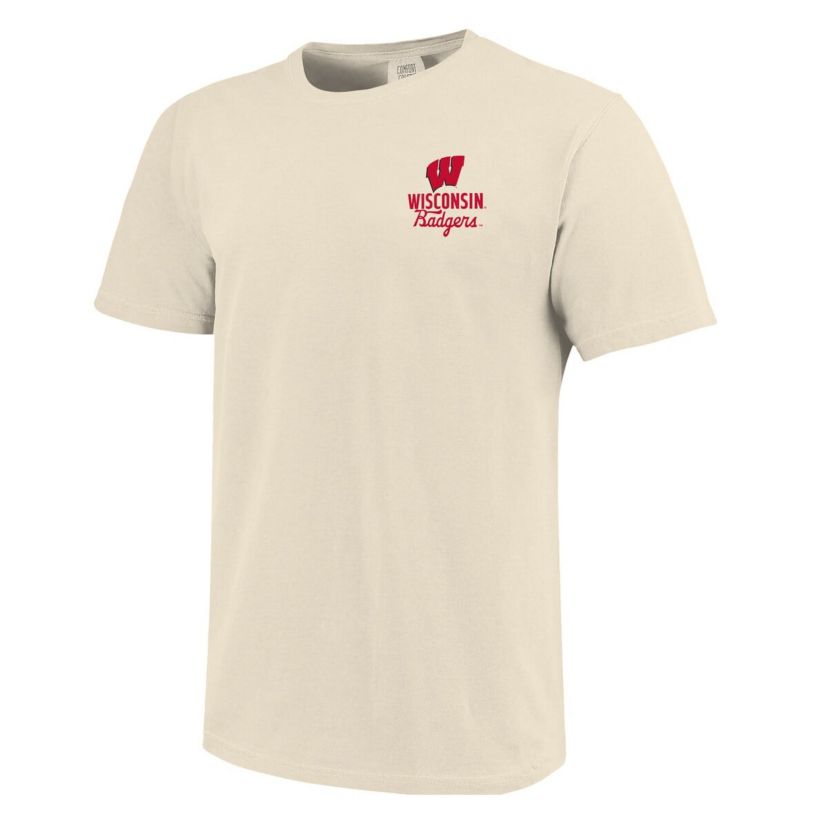 NCAA Wisconsin Badgers Mascot Overlay T-Shirt