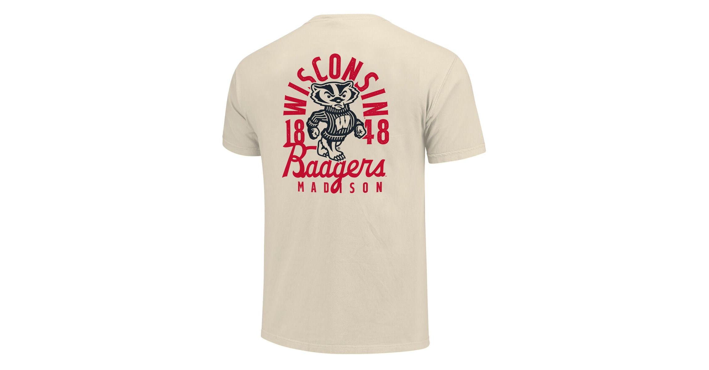 NCAA Wisconsin Badgers Mascot Overlay T-Shirt