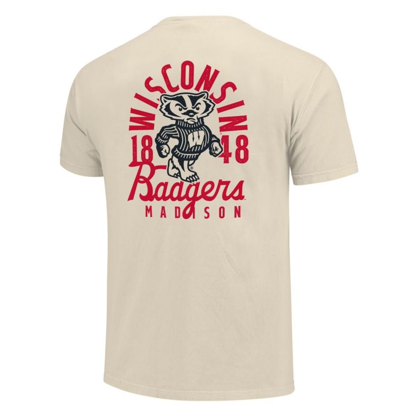 NCAA Wisconsin Badgers Mascot Overlay T-Shirt
