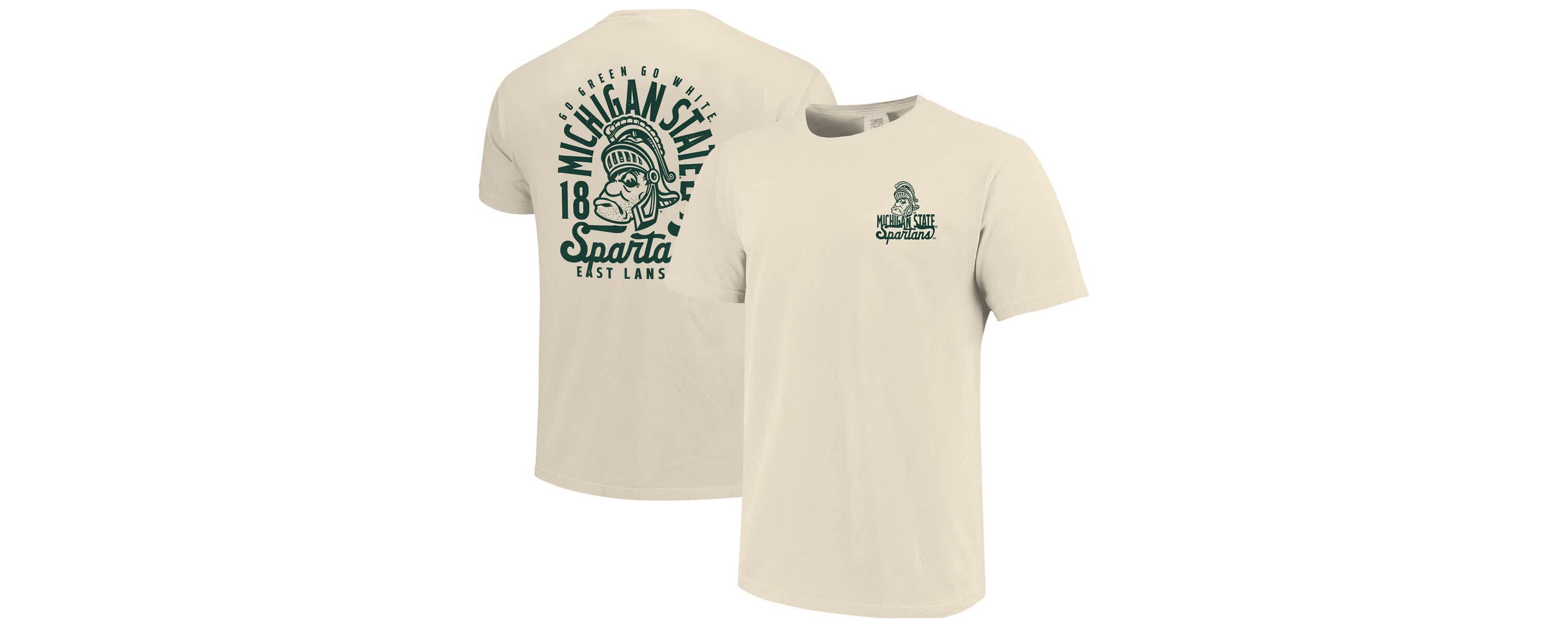NCAA Michigan State Spartans Mascot Overlay T-Shirt