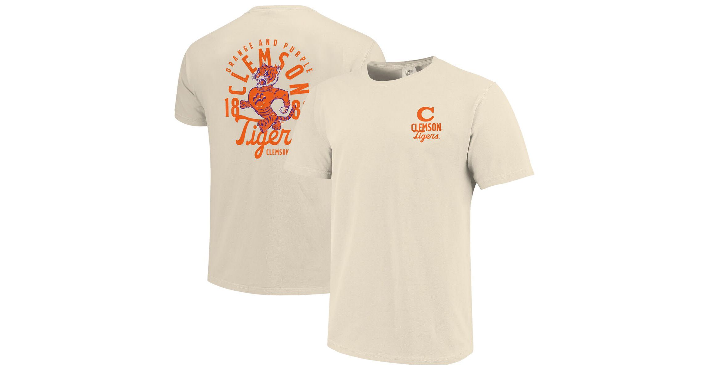 NCAA Clemson Tigers Mascot Overlay T-Shirt