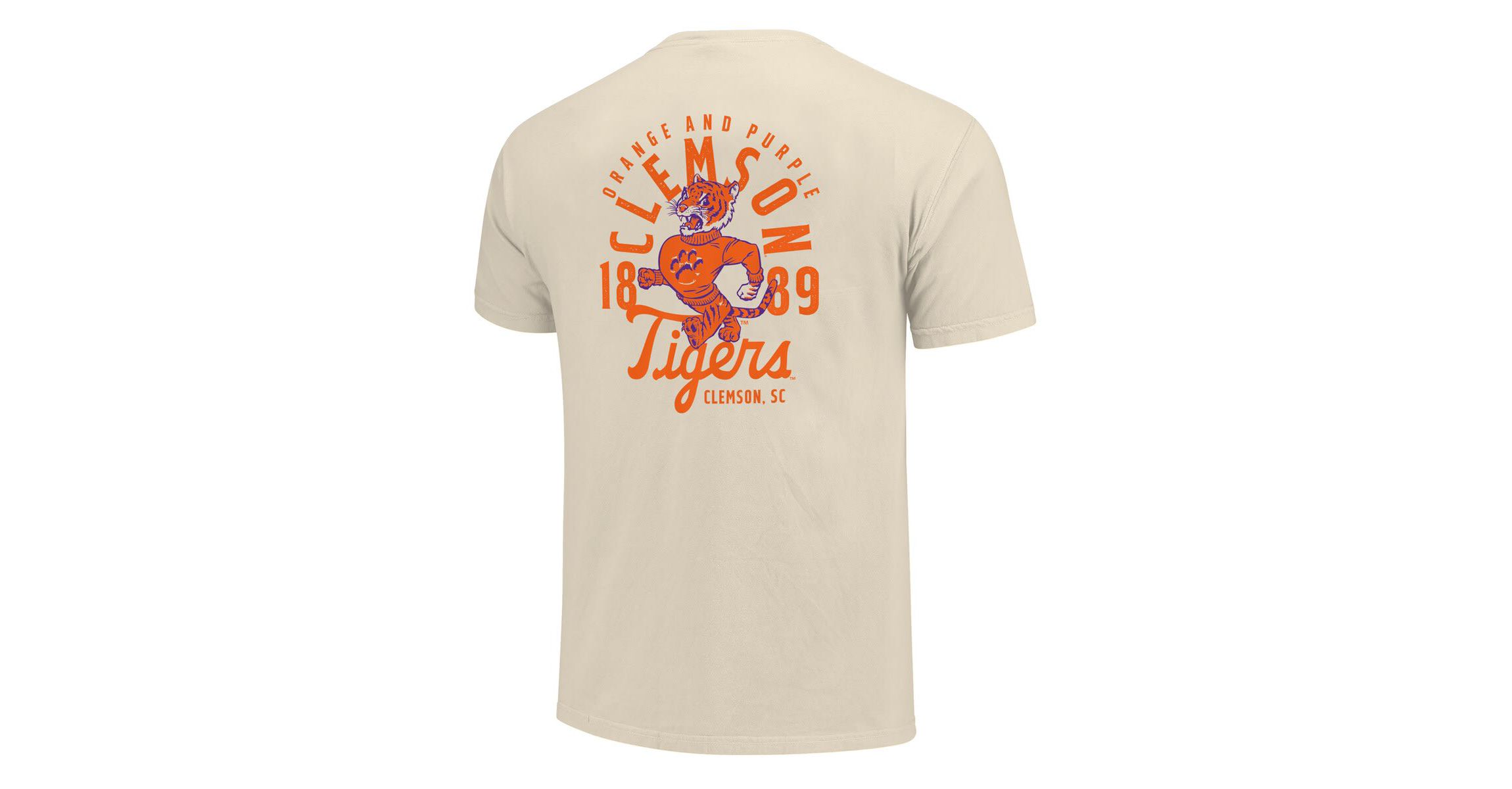 NCAA Clemson Tigers Mascot Overlay T-Shirt