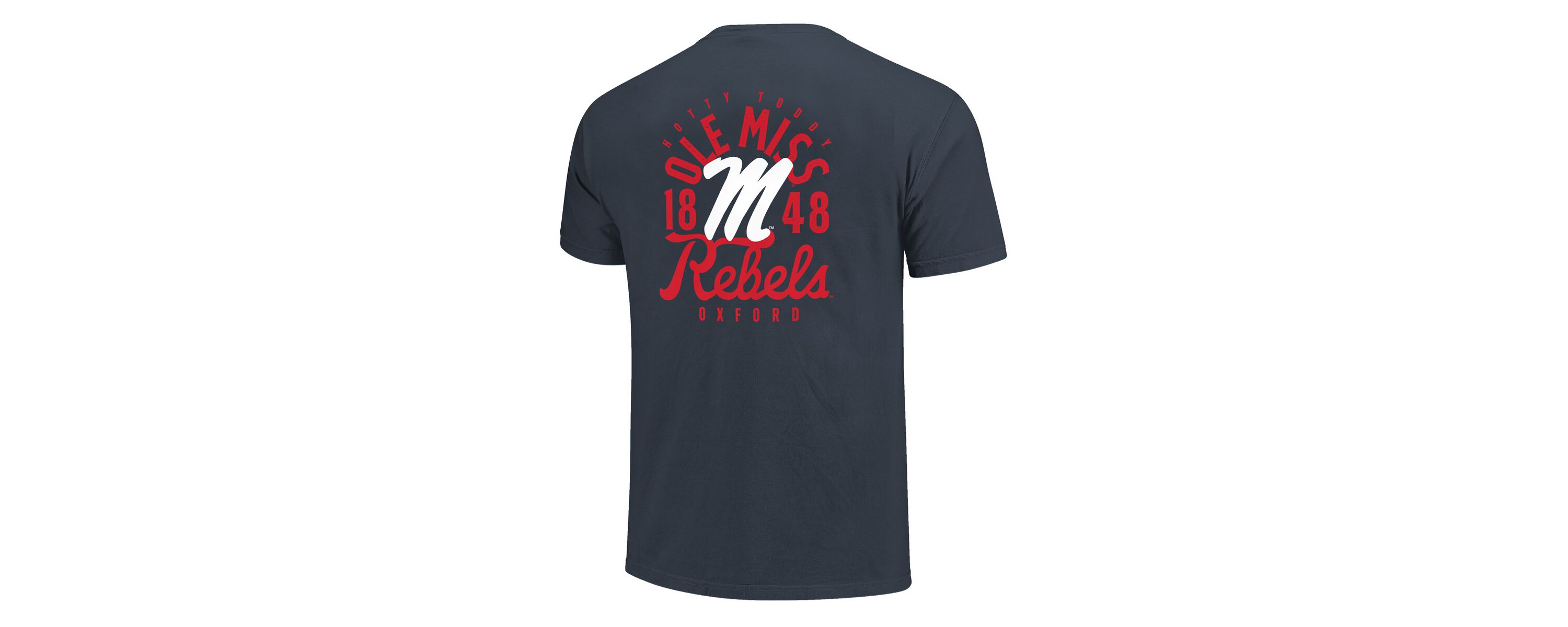 NCAA Ole Miss Rebels Mascot Overlay T-Shirt