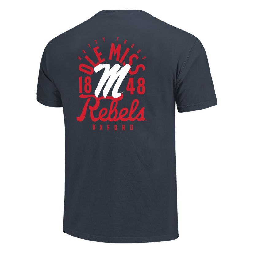 NCAA Ole Miss Rebels Mascot Overlay T-Shirt
