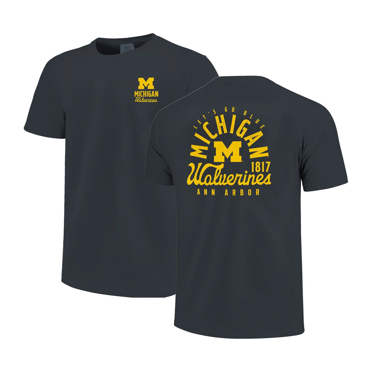 NCAA Michigan Wolverines Mascot Overlay T-Shirt