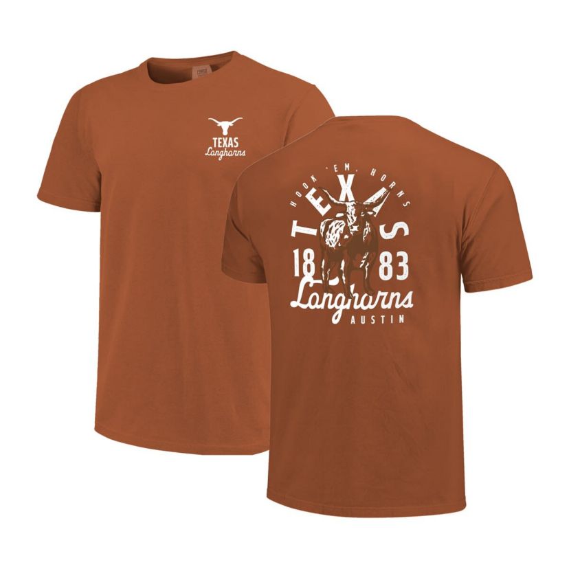 NCAA Texas Texas Longhorns Mascot Overlay T-Shirt