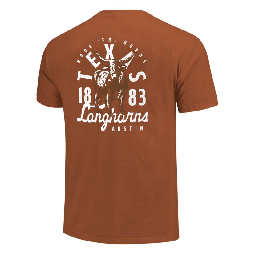 NCAA Texas Texas Longhorns Mascot Overlay T-Shirt