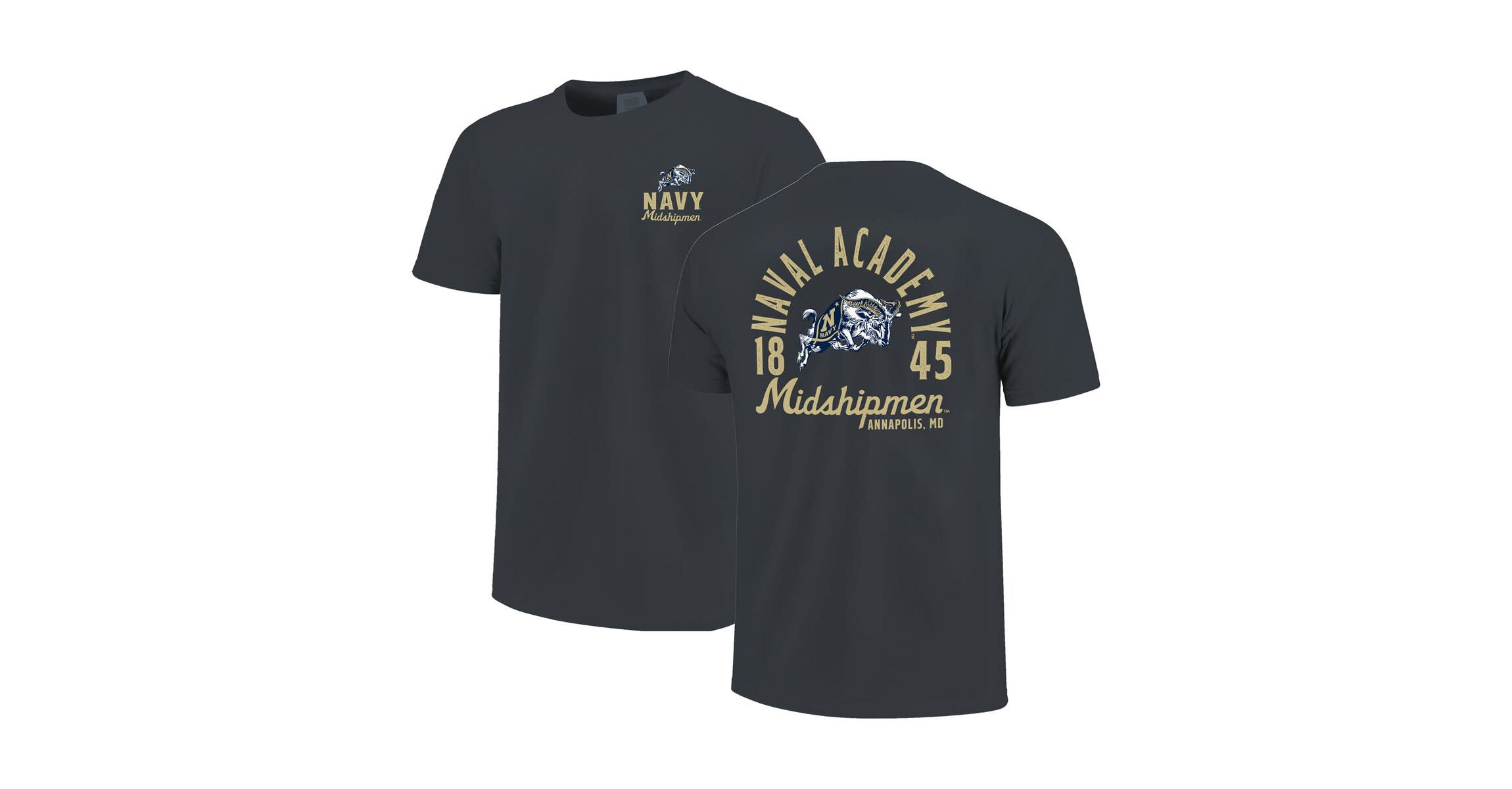 Navy Midshipmen NCAA Midshipmen Mascot Overlay T-Shirt