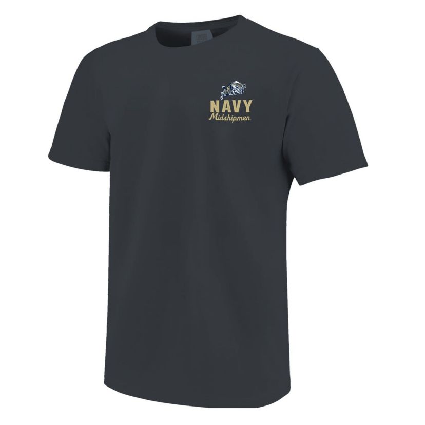 Navy Midshipmen NCAA Midshipmen Mascot Overlay T-Shirt