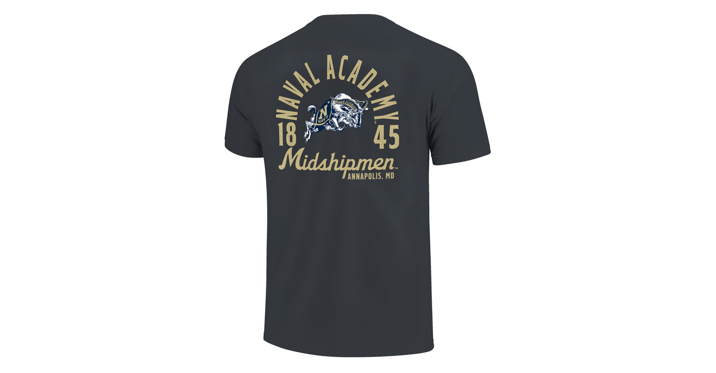 Navy Midshipmen NCAA Midshipmen Mascot Overlay T-Shirt