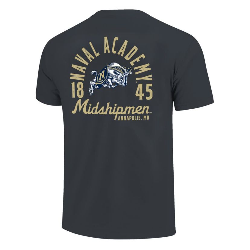 Navy Midshipmen NCAA Midshipmen Mascot Overlay T-Shirt