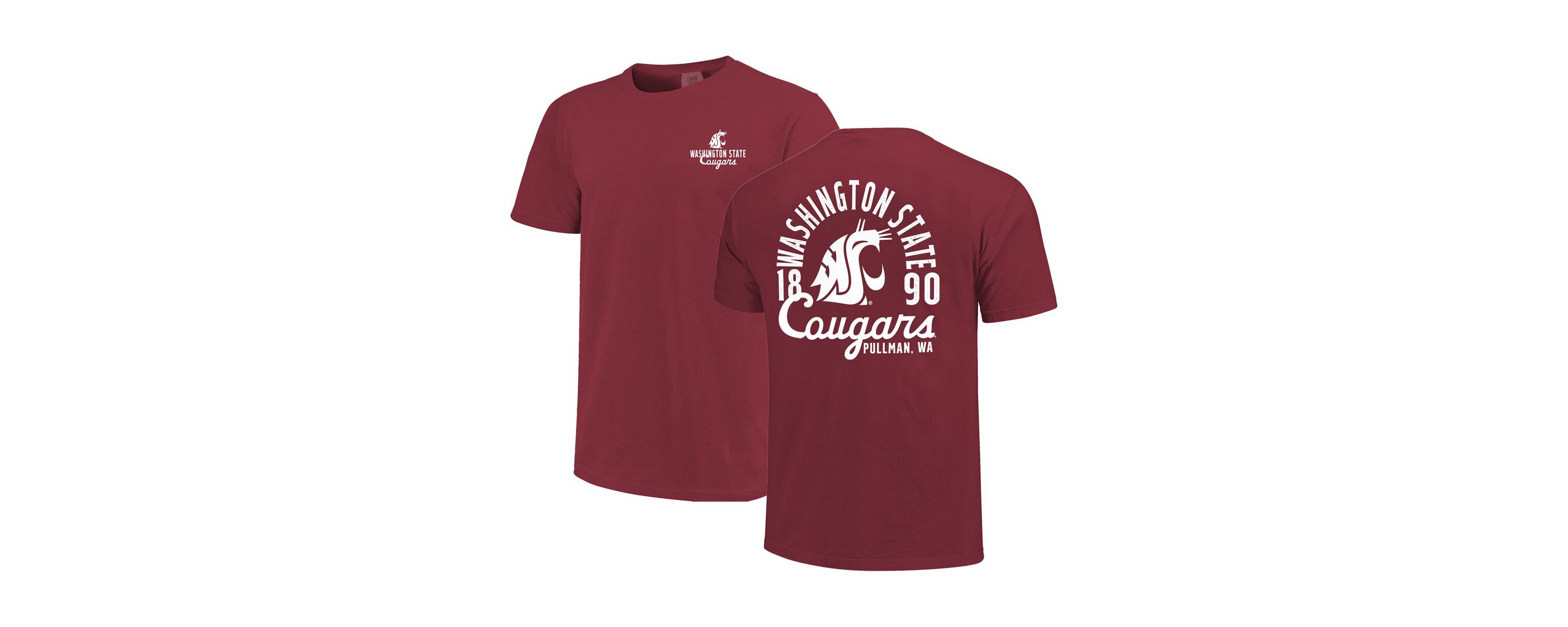 NCAA Washington State Cougars Mascot Overlay T-Shirt