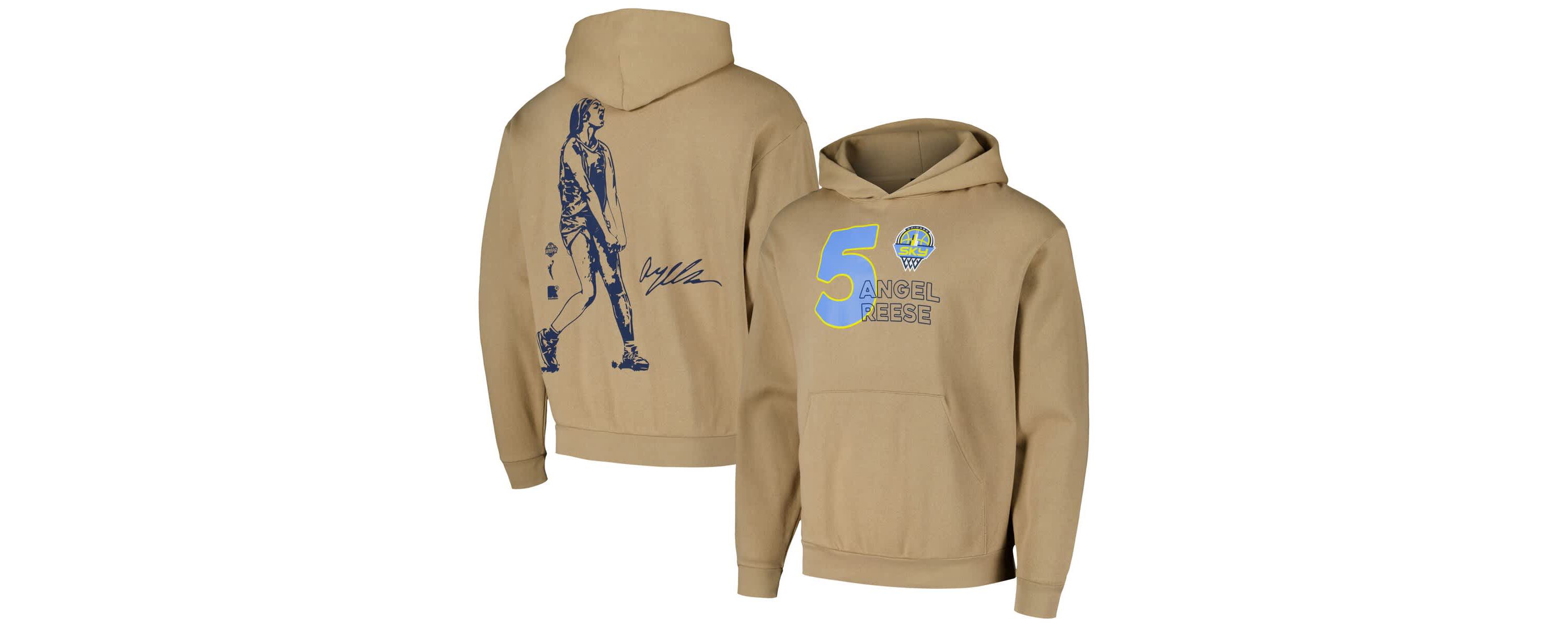 WNBA Unisex Angel Reese Chicago Sky Player Pullover Hoodie