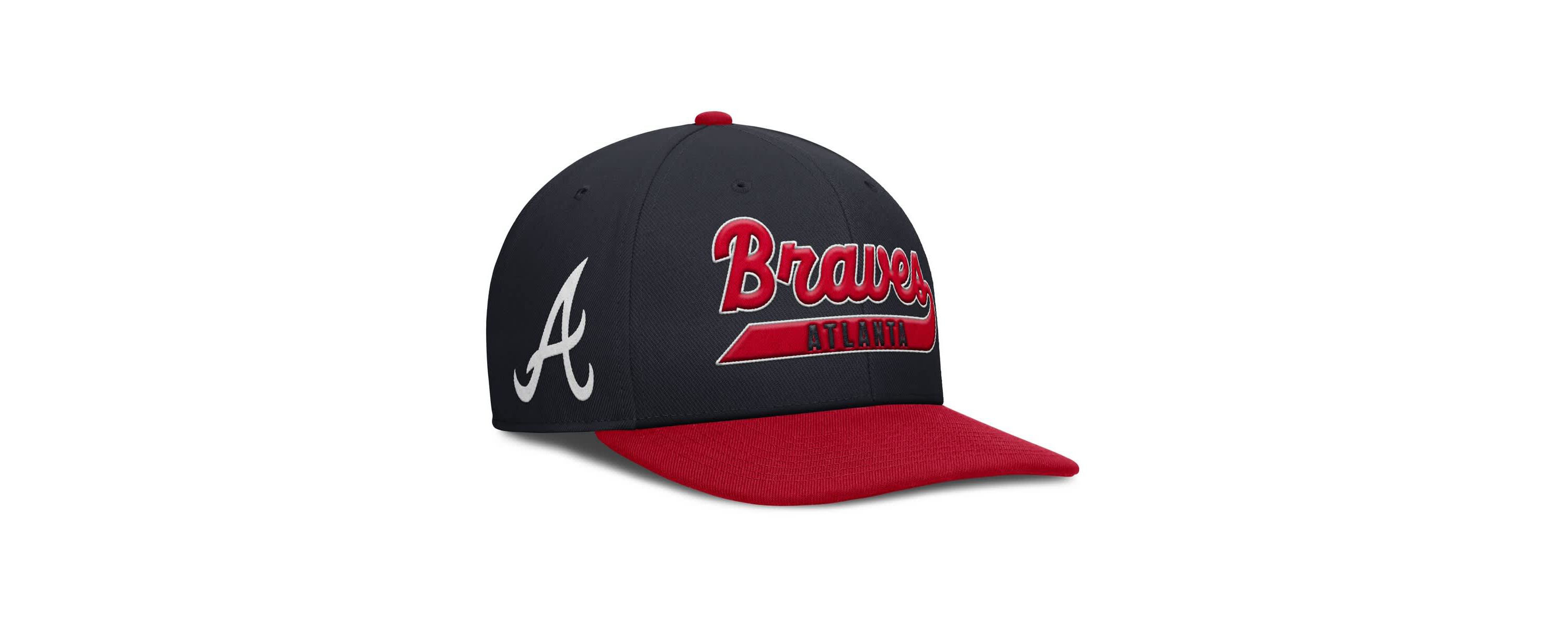 MLB Nike Navy/Red Atlanta Braves Pro Performance Snapback Hat