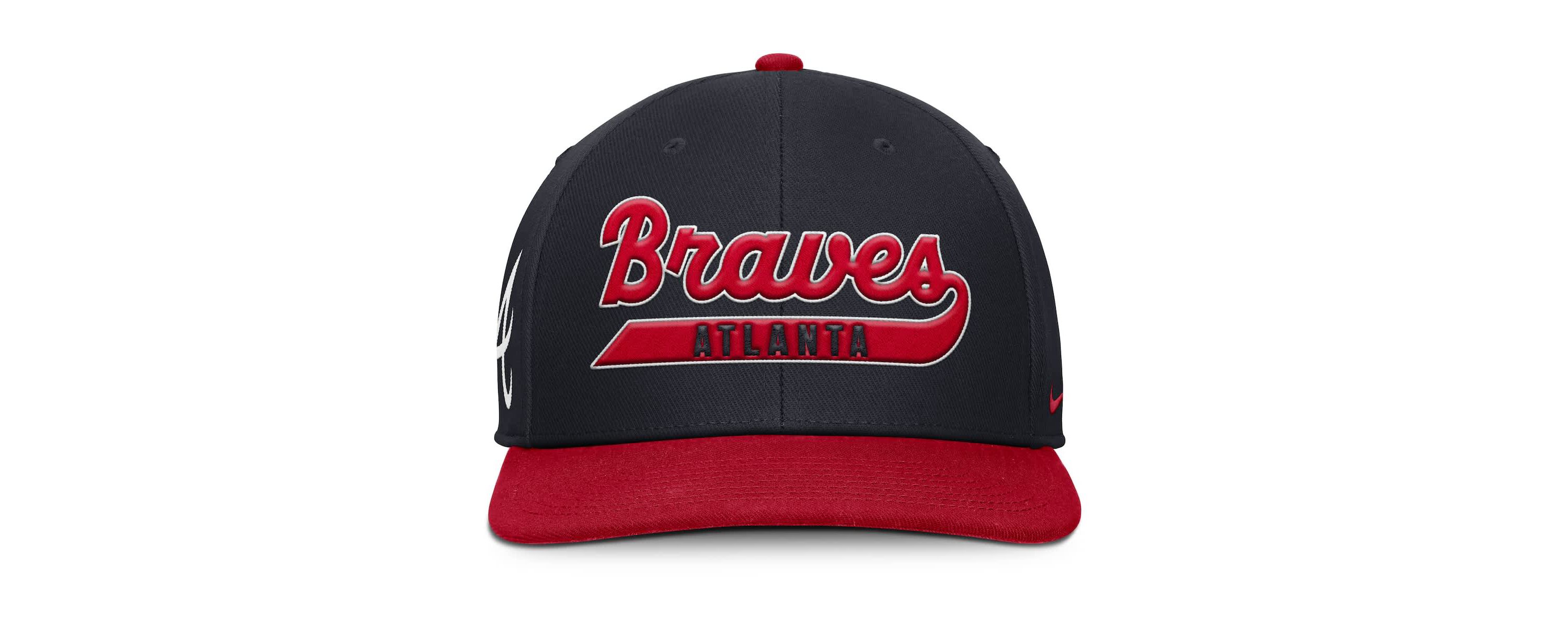 MLB Nike Navy/Red Atlanta Braves Pro Performance Snapback Hat