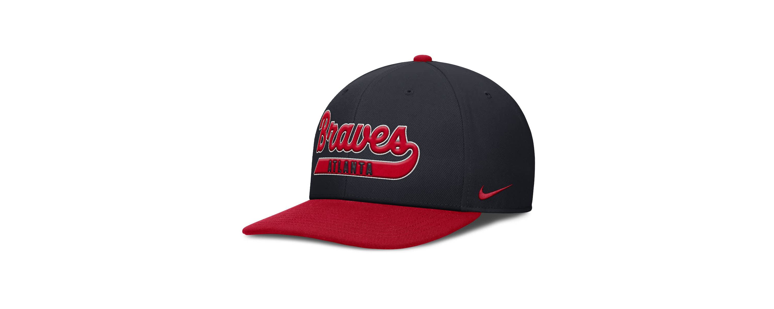MLB Nike Navy/Red Atlanta Braves Pro Performance Snapback Hat