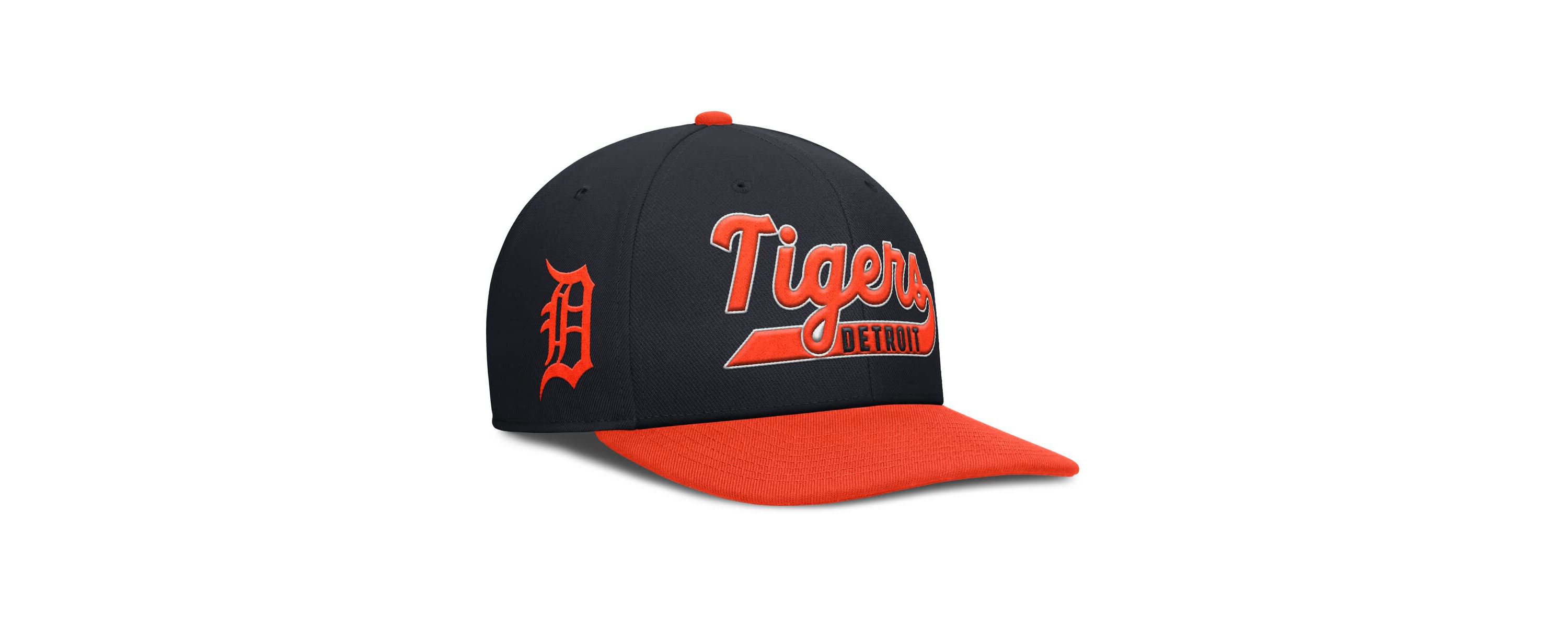 MLB Nike Navy/Orange Detroit Tigers Pro Performance Snapback Hat