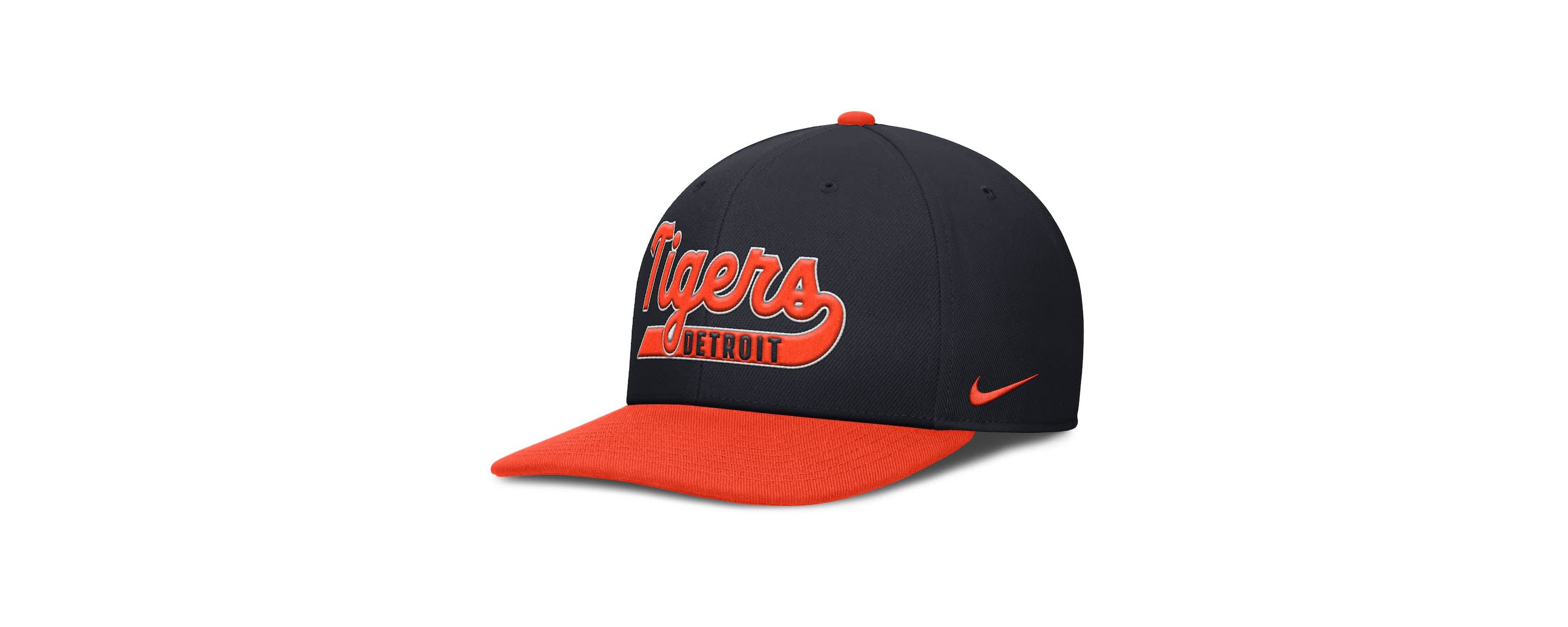 MLB Nike Navy/Orange Detroit Tigers Pro Performance Snapback Hat