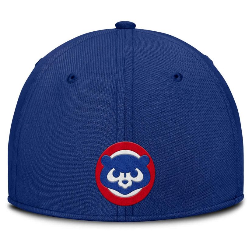 MLB Nike Gray/Royal Chicago Cubs Rise Swoosh Performance Flex Hat