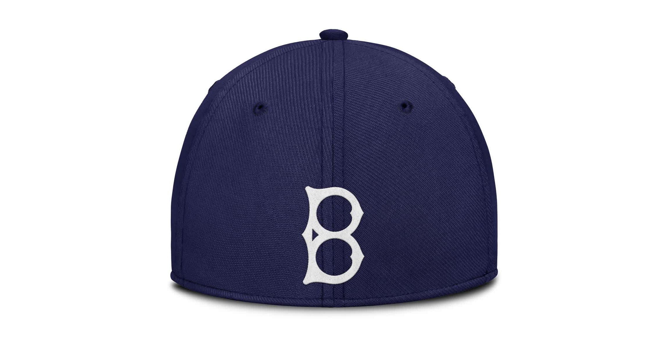 Cooperstown Teams Nike Navy/Gray Brooklyn Dodgers Rise Swoosh Performance Flex Hat