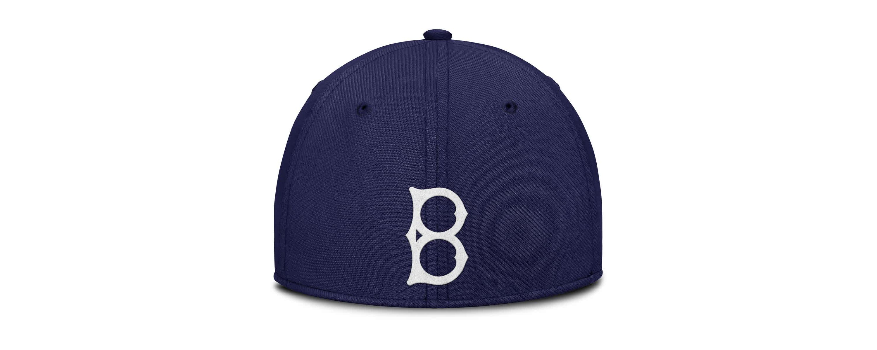 Cooperstown Teams Nike Navy/Gray Brooklyn Dodgers Rise Swoosh Performance Flex Hat
