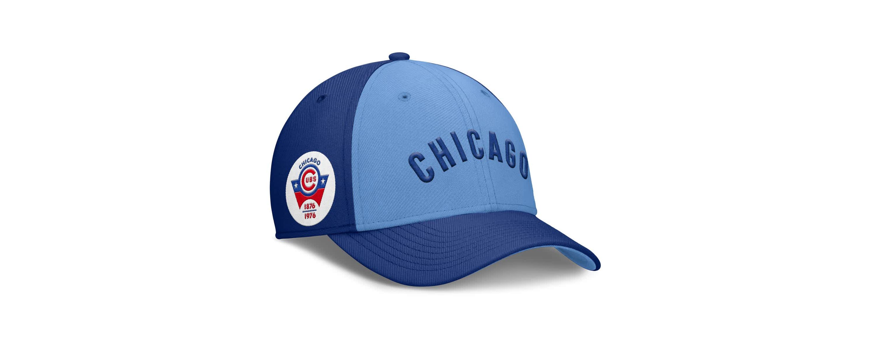 MLB Nike Royal/Light Chicago Cubs Rise Swoosh Performance Flex Hat