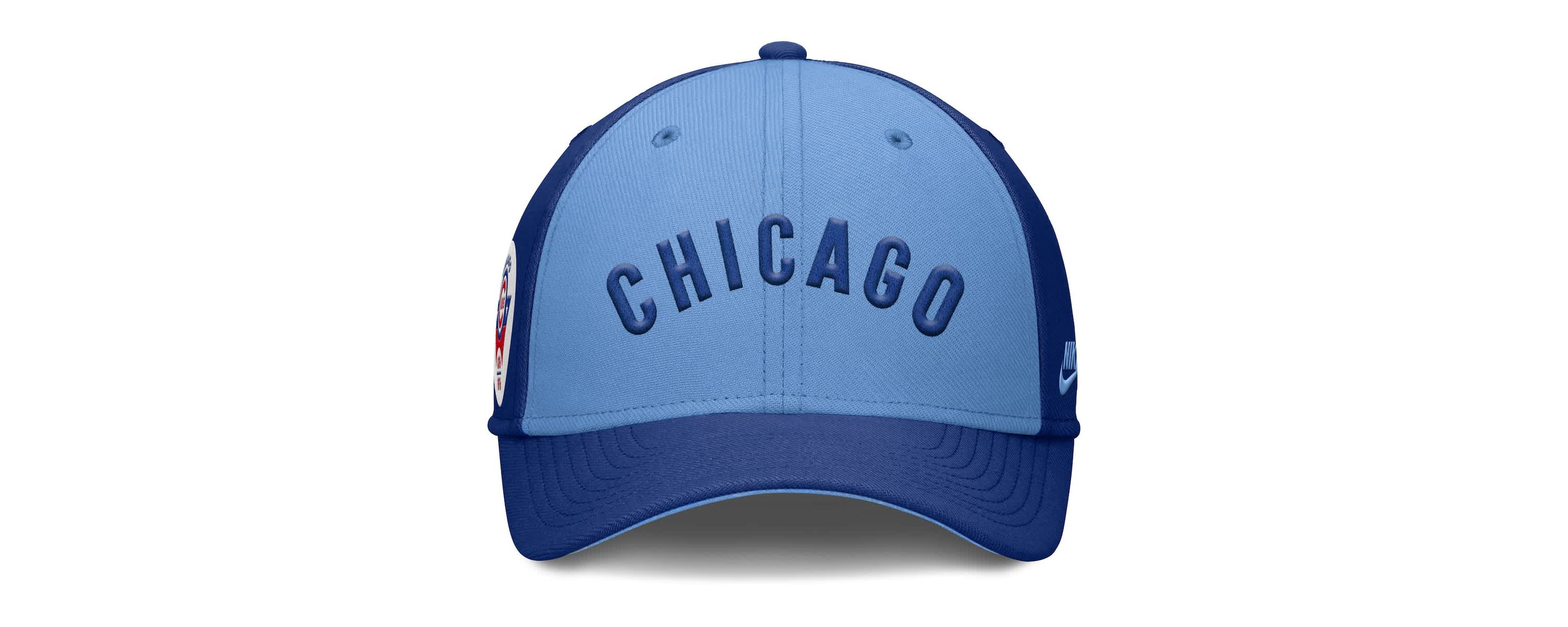 MLB Nike Royal/Light Chicago Cubs Rise Swoosh Performance Flex Hat