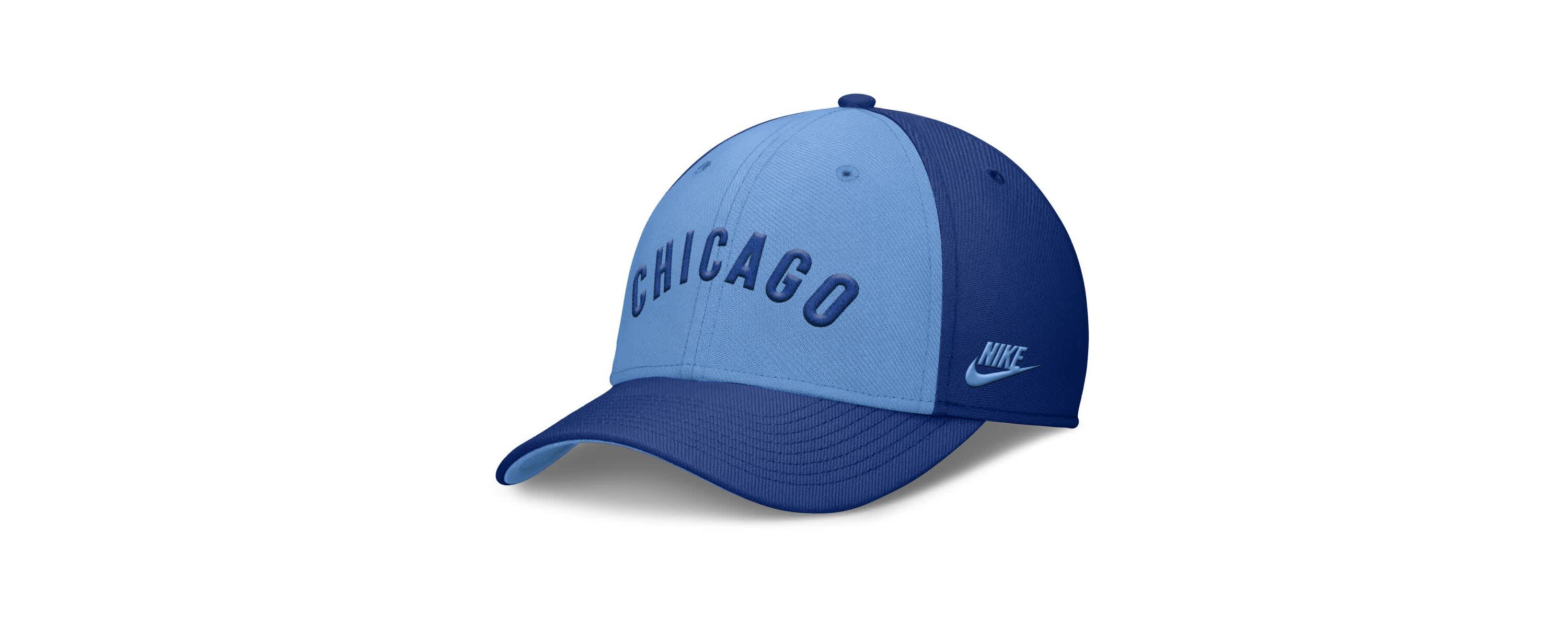 MLB Nike Royal/Light Chicago Cubs Rise Swoosh Performance Flex Hat