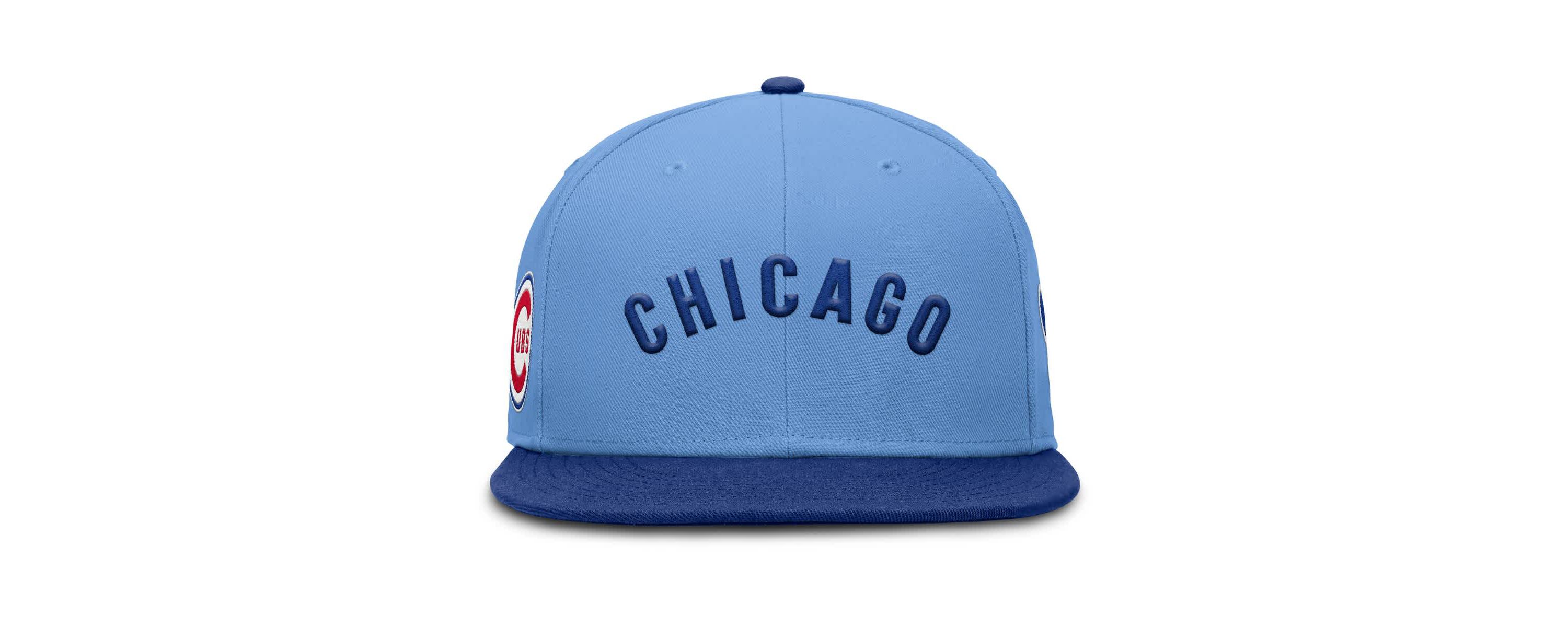 MLB Nike Light Chicago Cubs True Performance Fitted Hat