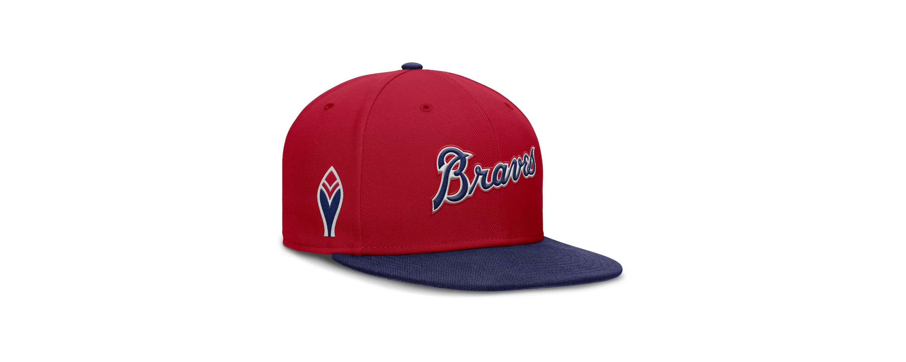 MLB Nike Atlanta Braves True Performance Fitted Hat