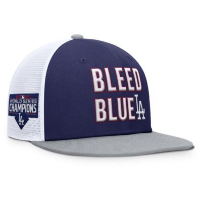 Men's MLB Nike Los Angeles Dodgers Pro Trucker Snapback Hat, Blue, Medium