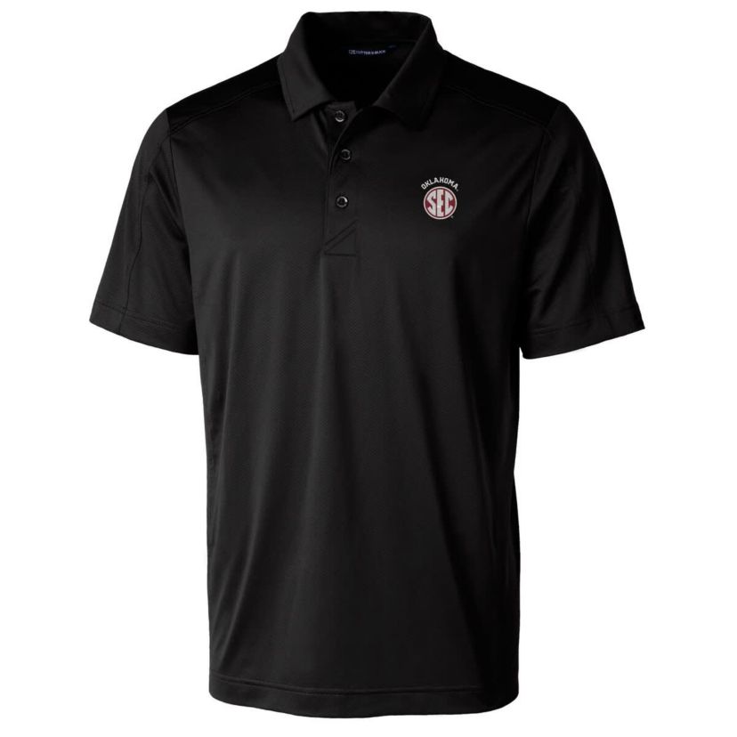 NCAA Oklahoma Sooners SEC Prospect Eco Textured Stretch Recycled Polo