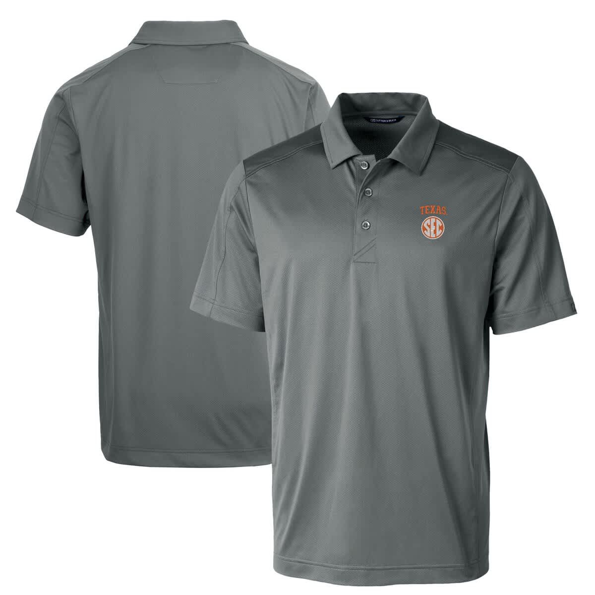 NCAA Texas Longhorns SEC Prospect Eco Textured Stretch Recycled Polo