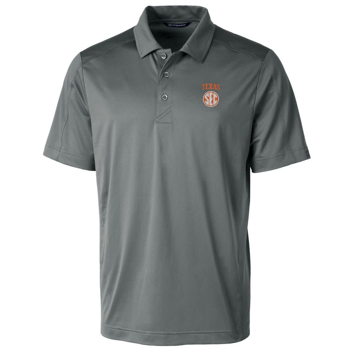 NCAA Texas Longhorns SEC Prospect Eco Textured Stretch Recycled Polo