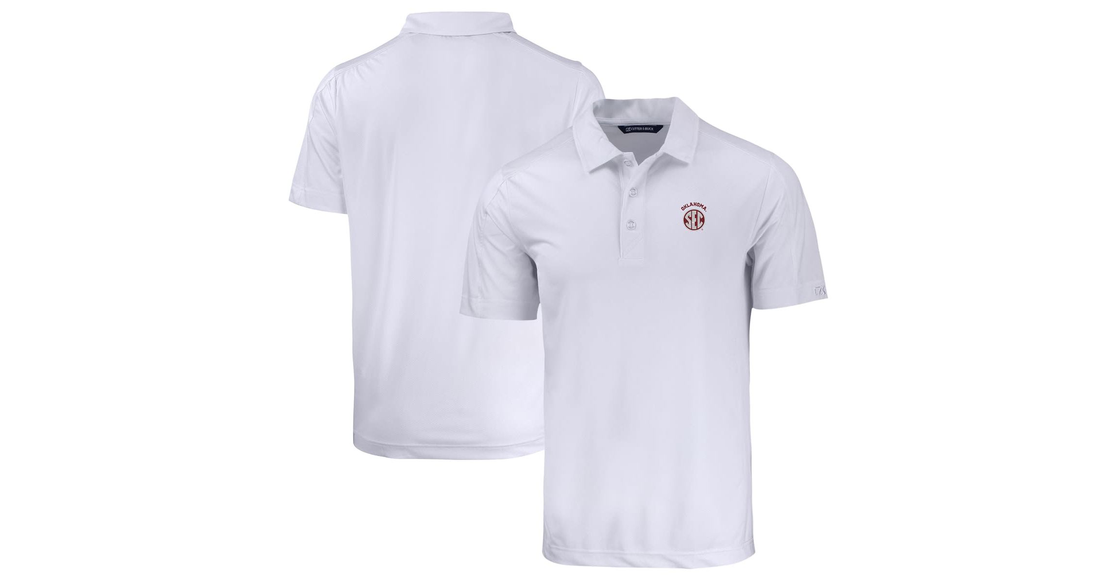 NCAA Oklahoma Sooners SEC Prospect Eco Textured Stretch Recycled Polo