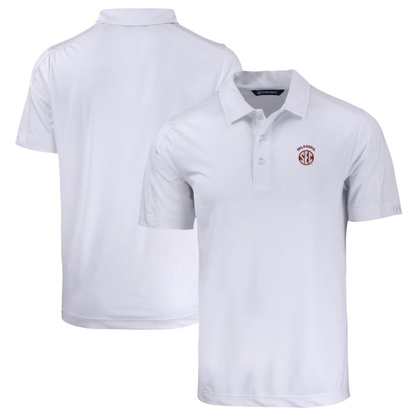 NCAA Oklahoma Sooners SEC Prospect Eco Textured Stretch Recycled Polo