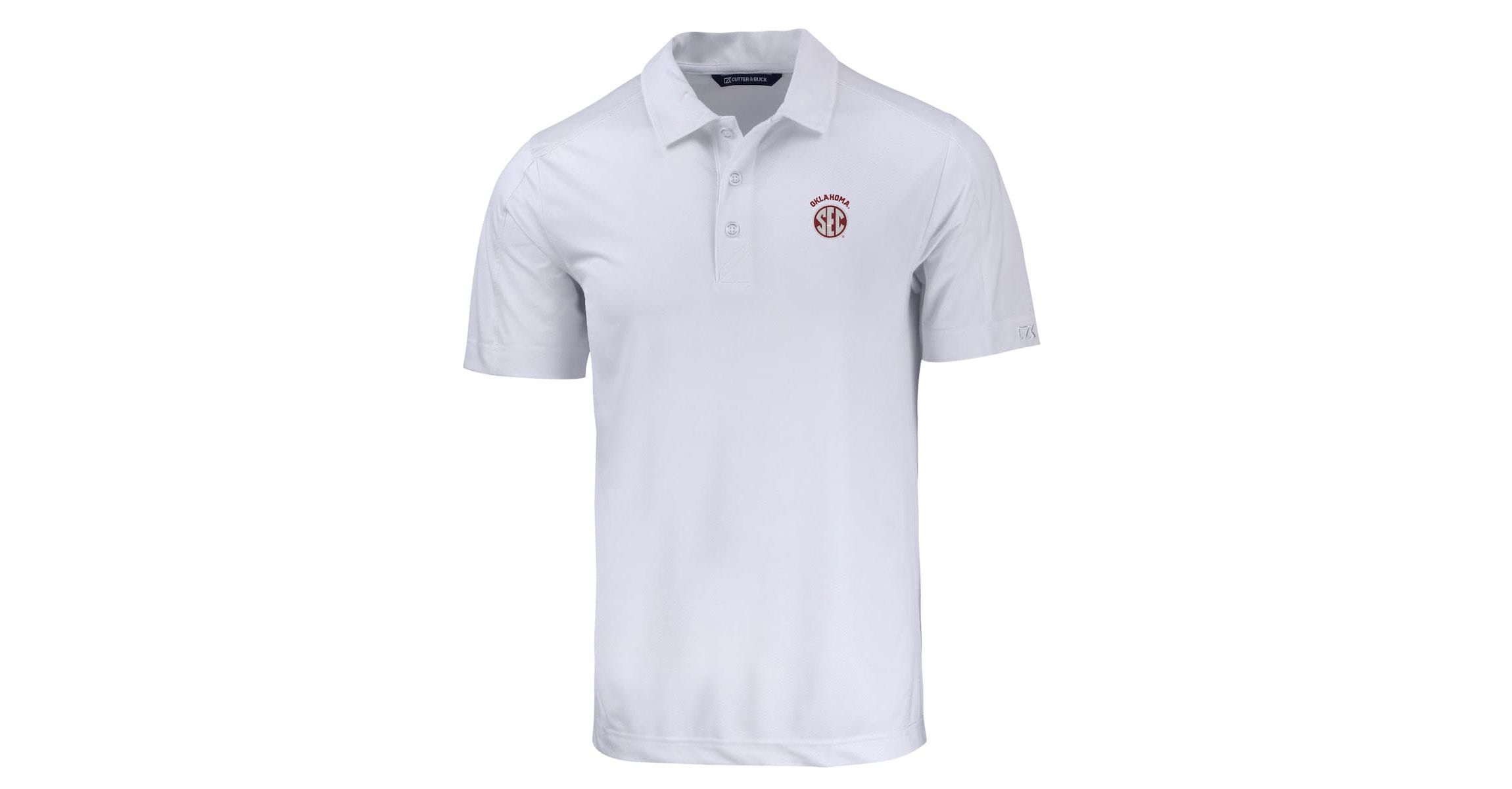 NCAA Oklahoma Sooners SEC Prospect Eco Textured Stretch Recycled Polo