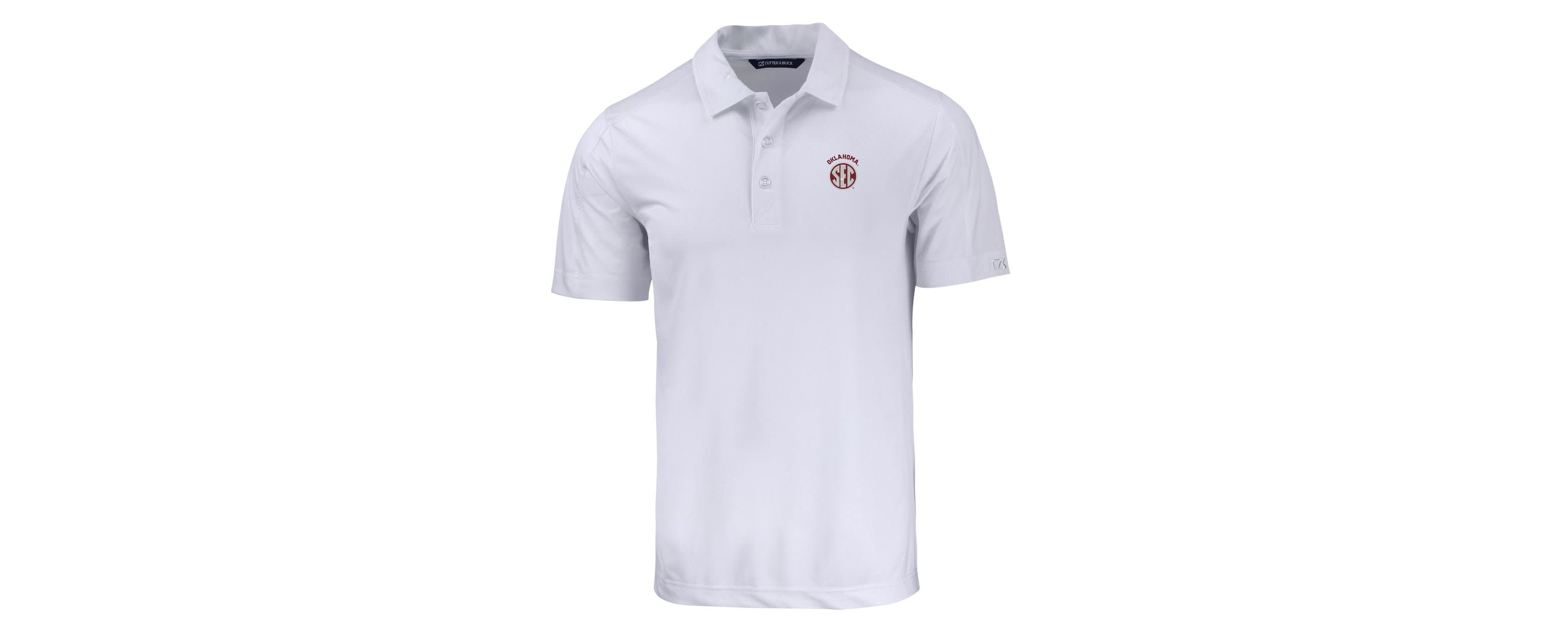 NCAA Oklahoma Sooners SEC Prospect Eco Textured Stretch Recycled Polo