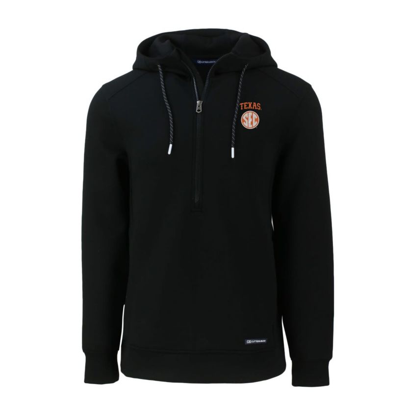 NCAA Texas Longhorns SEC Roam Eco Recycled Half-Zip Hoodie