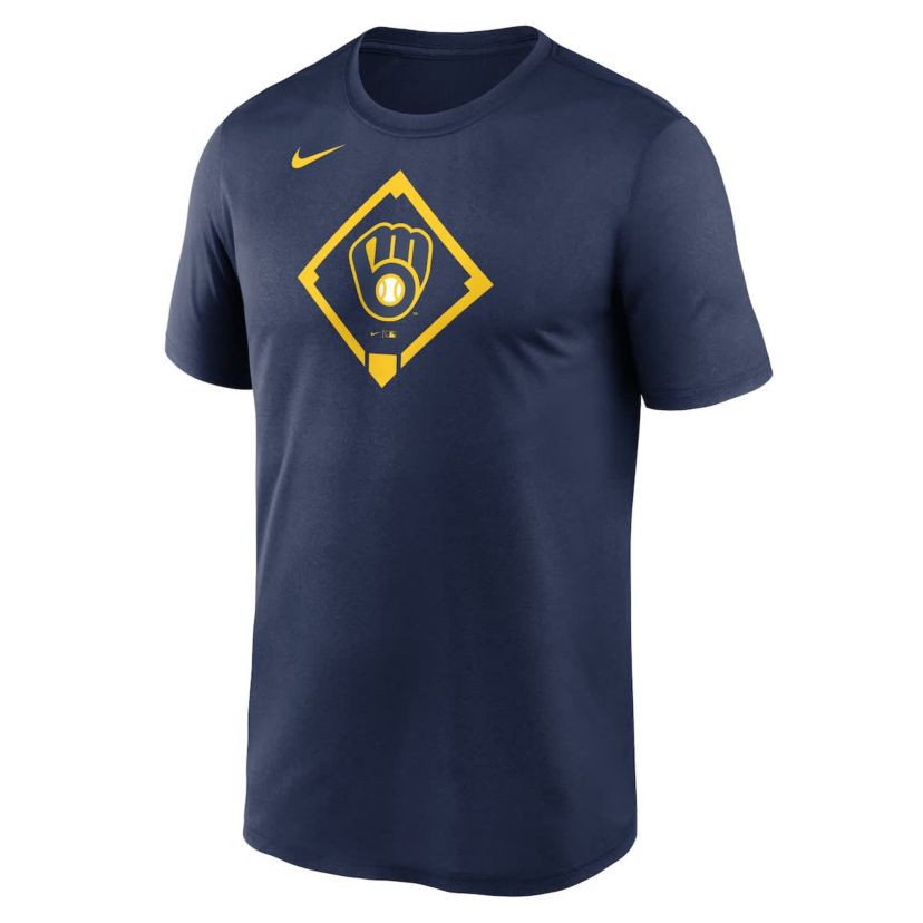 MLB Nike Milwaukee Brewers Icon Legend Performance T-Shirt