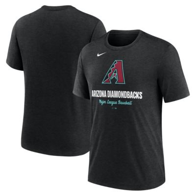 Men's MLB Nike Arizona Diamondbacks Logo Tri-Blend T-Shirt, Black, XL