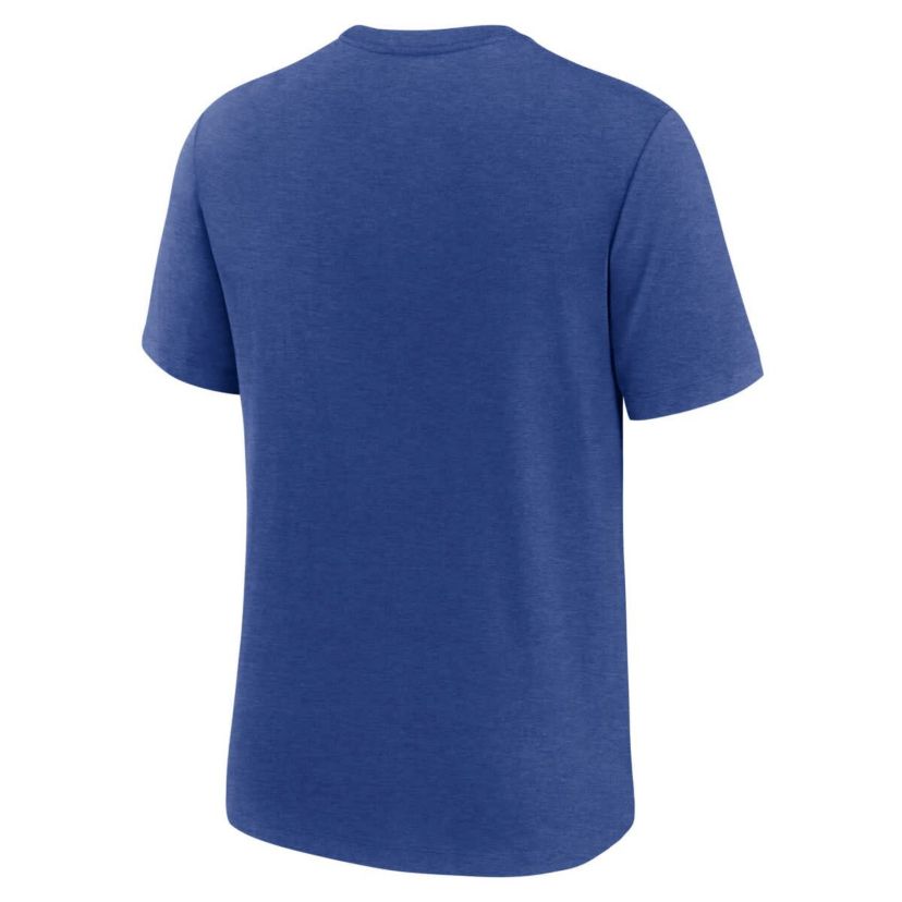 MLB Nike Los Angeles Dodgers Logo Tri-Blend T-Shirt
