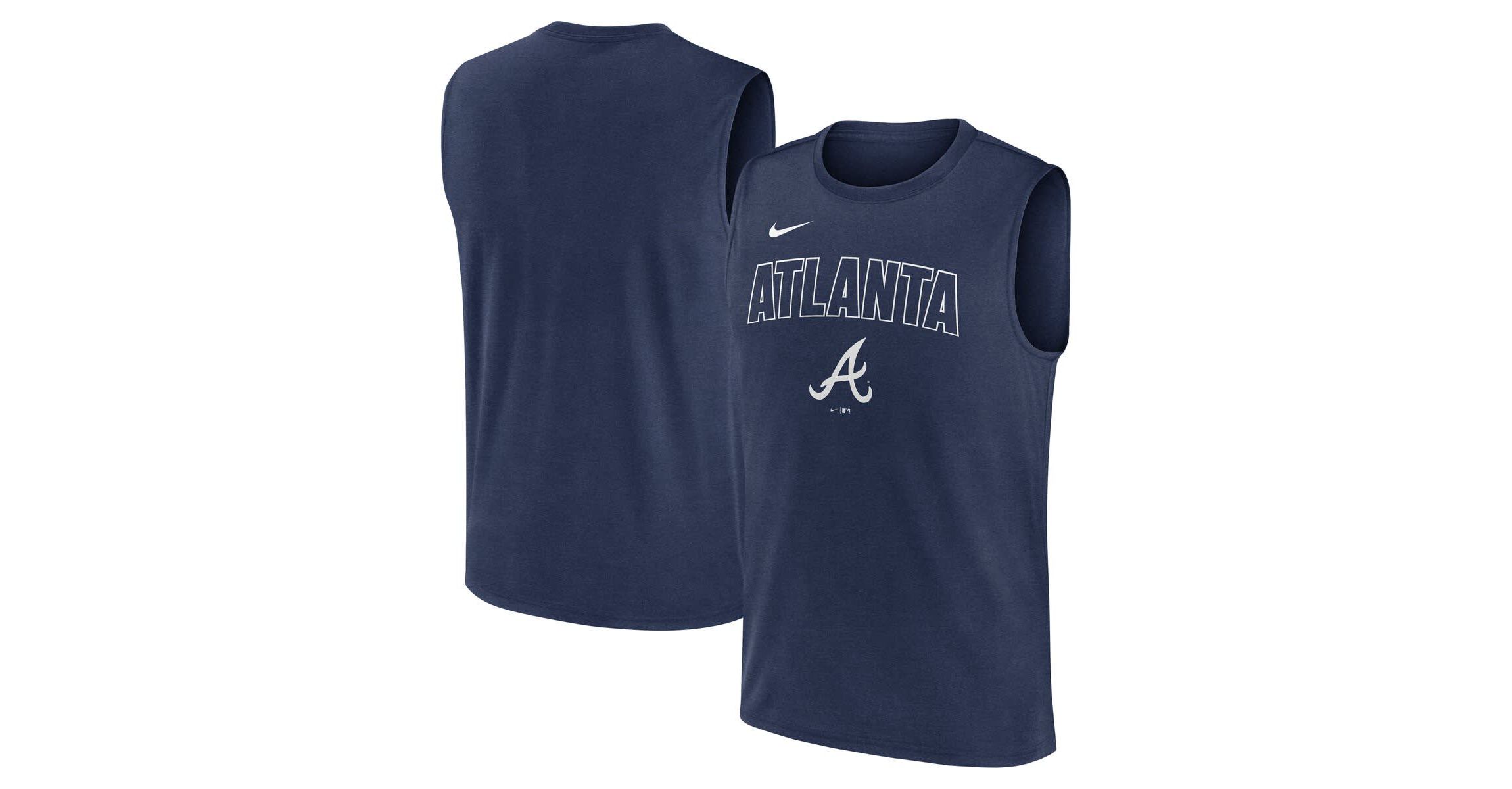MLB Nike Atlanta Braves Knockout Dri-FIT Muscle Tank Top